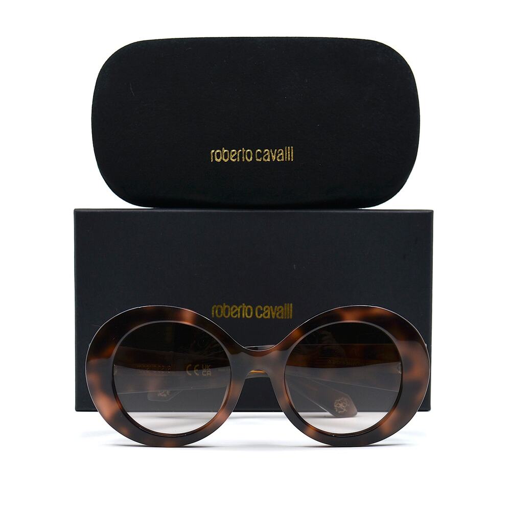 ROBERTO CAVALLI SRC010M HAVANA BROWN GRADIENT AUTHENTIC SUNGLASSES - Picture 6 of 15